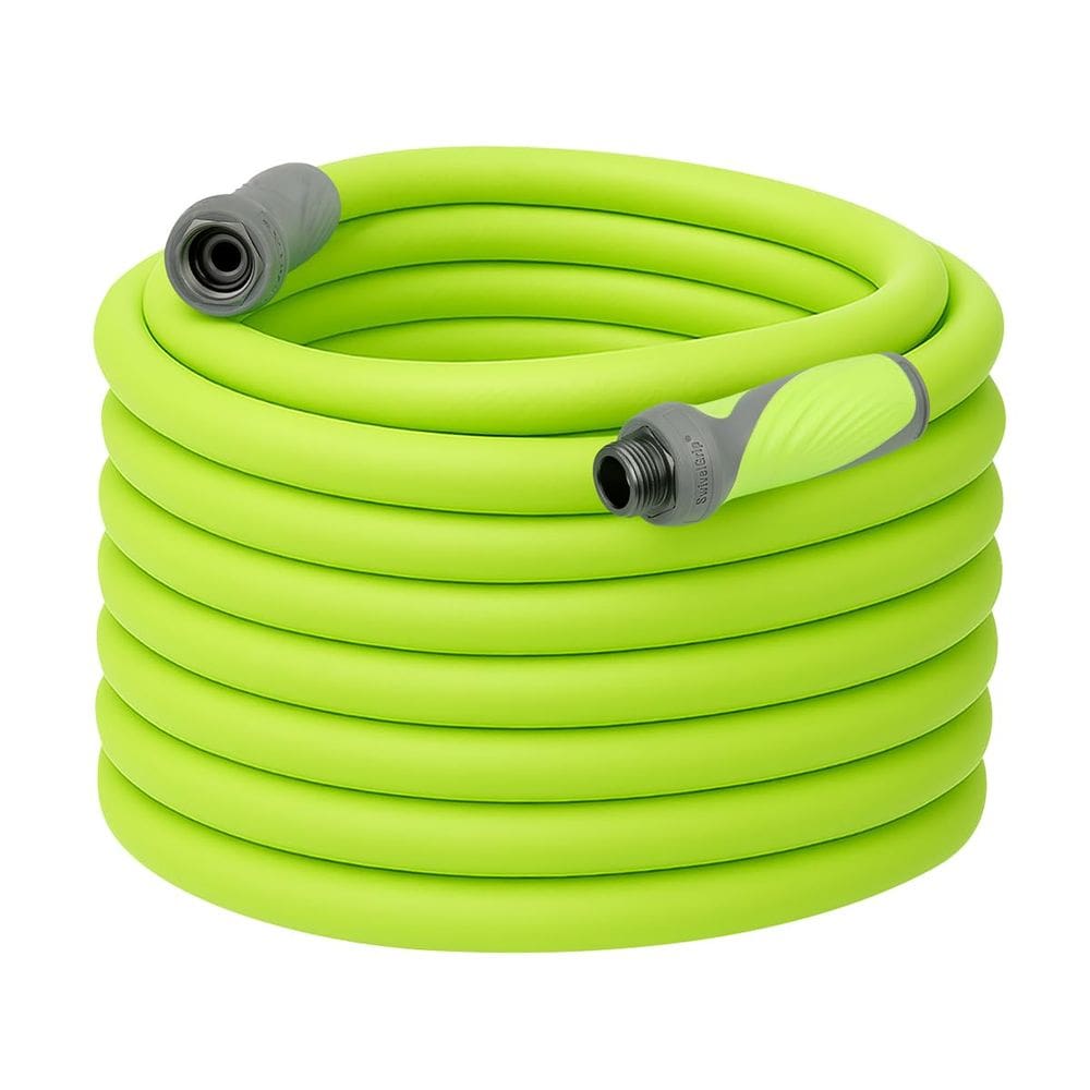 Mangueira de jardim Flexzilla SwivelGrip 5/8 polegadas x 100 pés para todas as condições climáticas