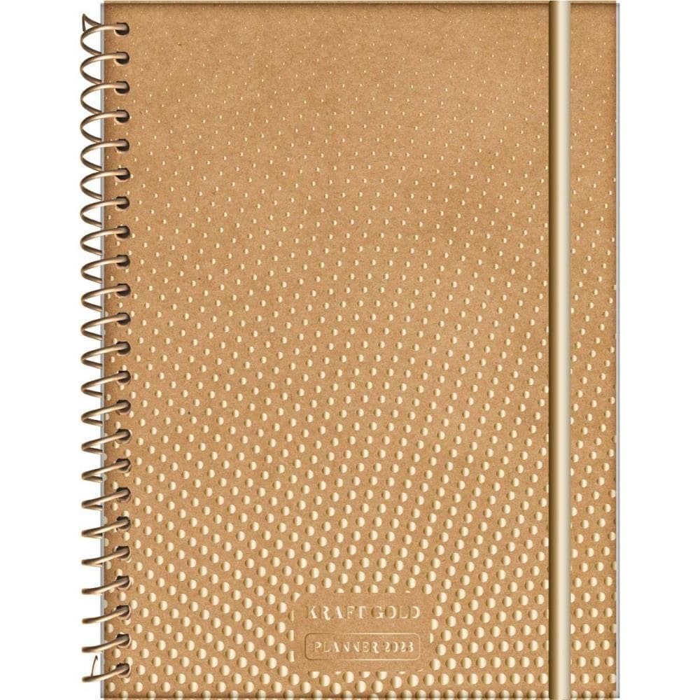 Agenda/Planner 2023 Kraft Gold Planner 80Fls.