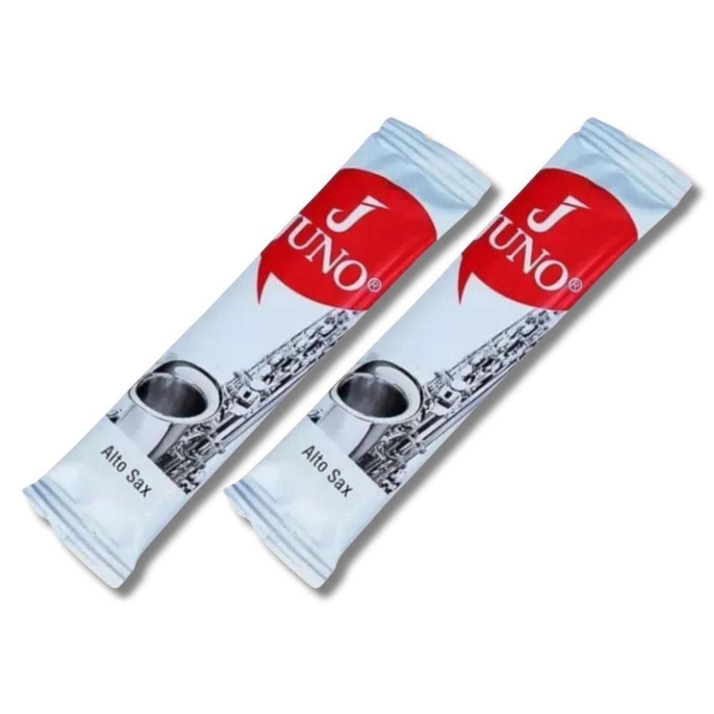 Kit 2 Palheta Sax Alto Tamanho 1,5 E 2,5 Juno Vandoren Paris