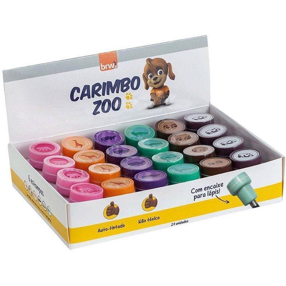 Carimbo Pedagógico Zoo 6 Modelos