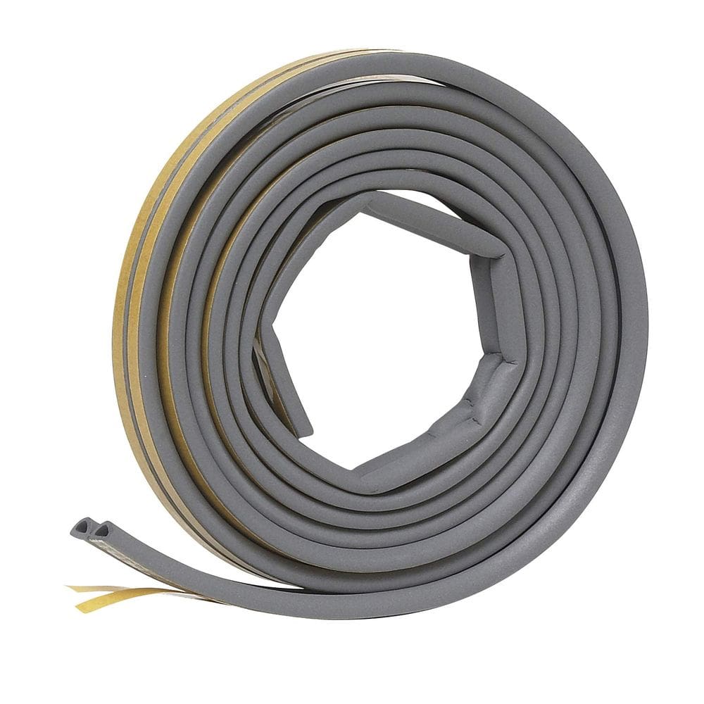 Fita Weatherseal Frost King D-Section Rubber 10,4 m cinza