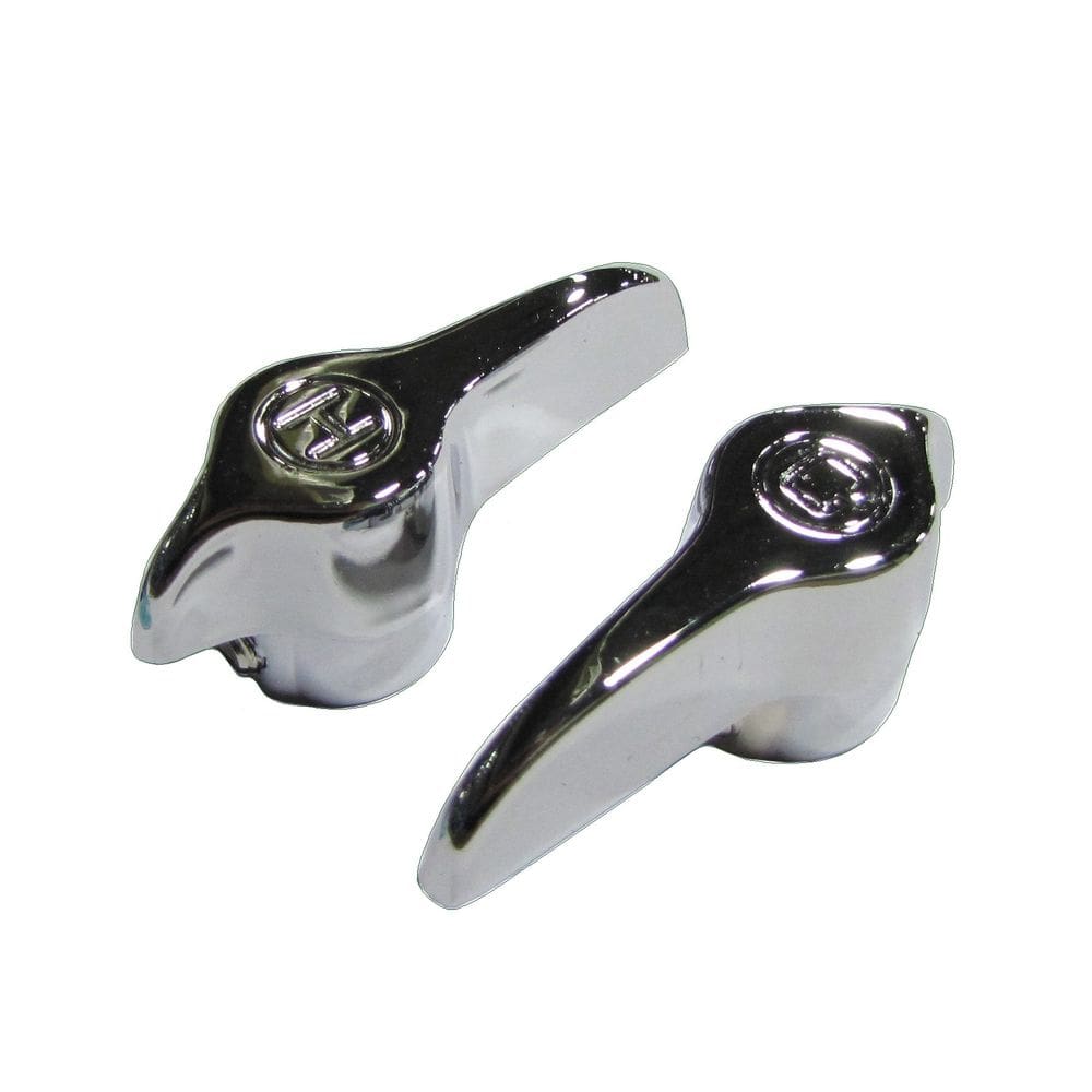 Plumb Pak PP805-111 Lever Vee Grip Faucet Handle Chrome