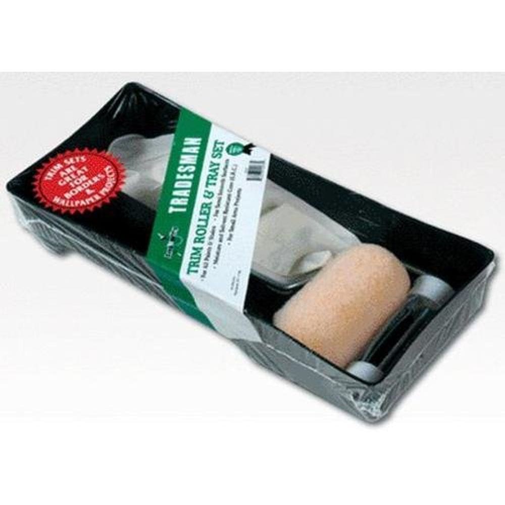 Conjunto de rolos de pintura Arroworthy Tradesman Trim Roller & Tray