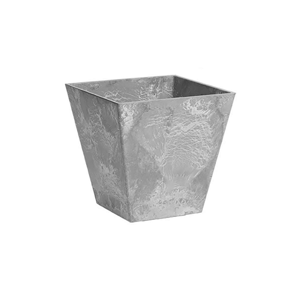 Plantador Novelty ArtStone Ella Square Grey 20 cm