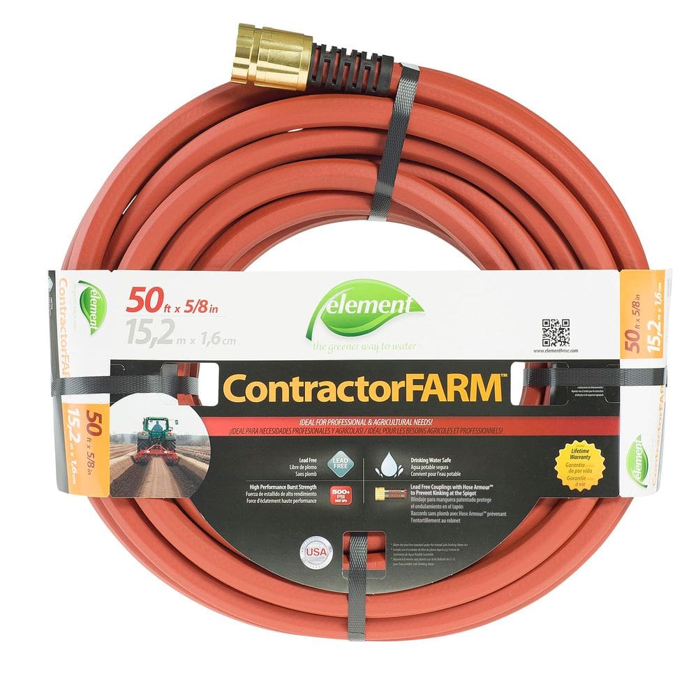 Mangueira de água Swan ELCF58050 15 m x 1,6 cm vermelha 400+ PSI