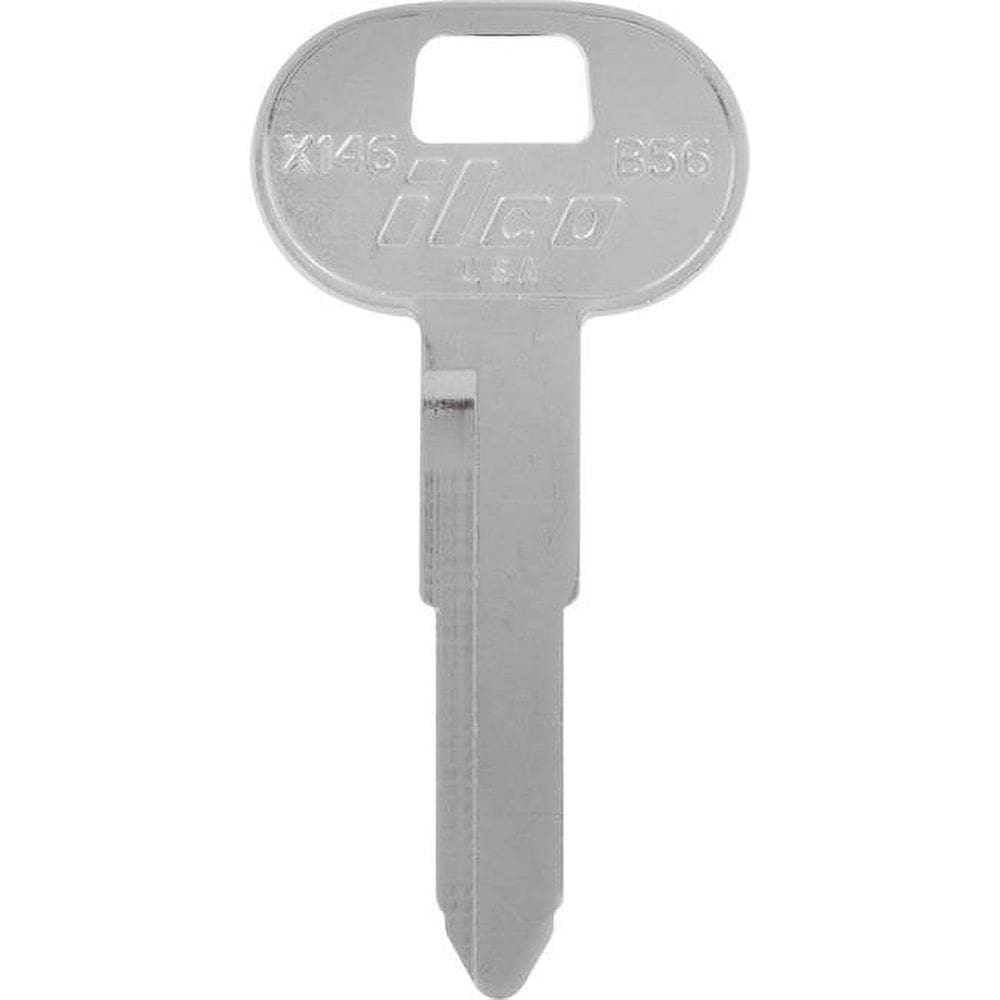 Chave automotiva em branco Hillman B56 de dupla face para GM