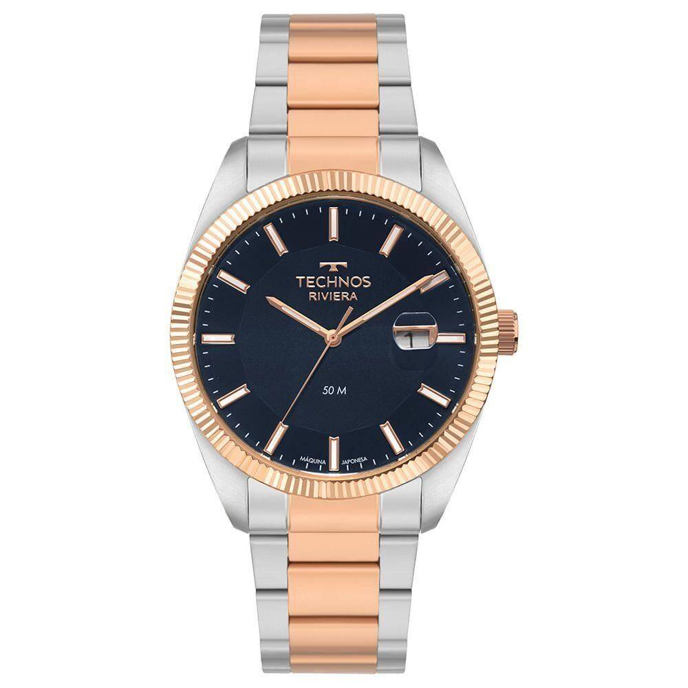 Relógio Technos Masculino Riviera Bicolor - 2317aj-1a