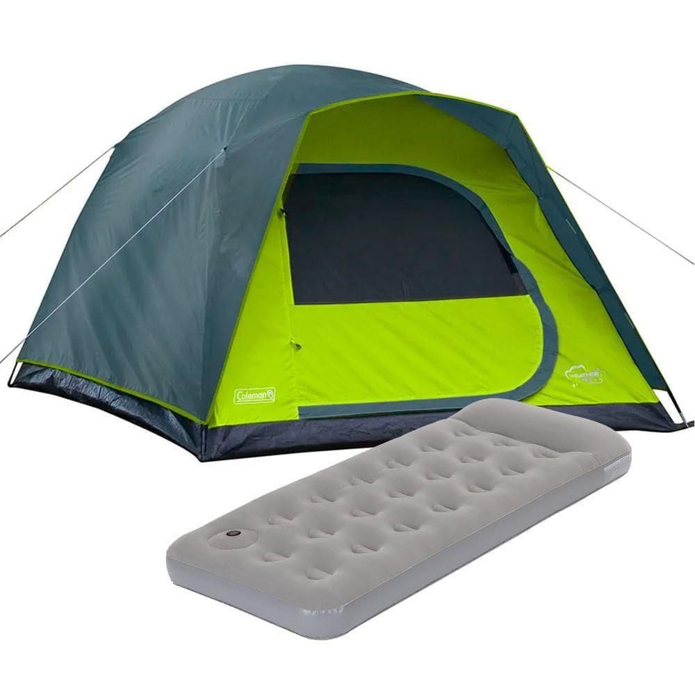 Kit Barraca Amazonia 4 Pessoas + Colchão Solteiro Coleman