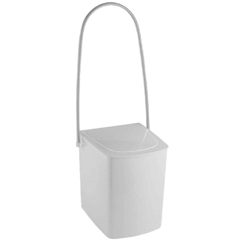 Lixeira 24x25,5x62,5cm Alça Longa Silver - 1163 - Cris-metal Lixeira 24x25,5x62,5cm Alca Longa Silver 1163 Cris Metal