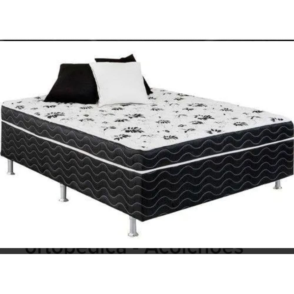 Cama Box Casal Conjugada Ortobom Union Ortopedic D28 53x138x188
