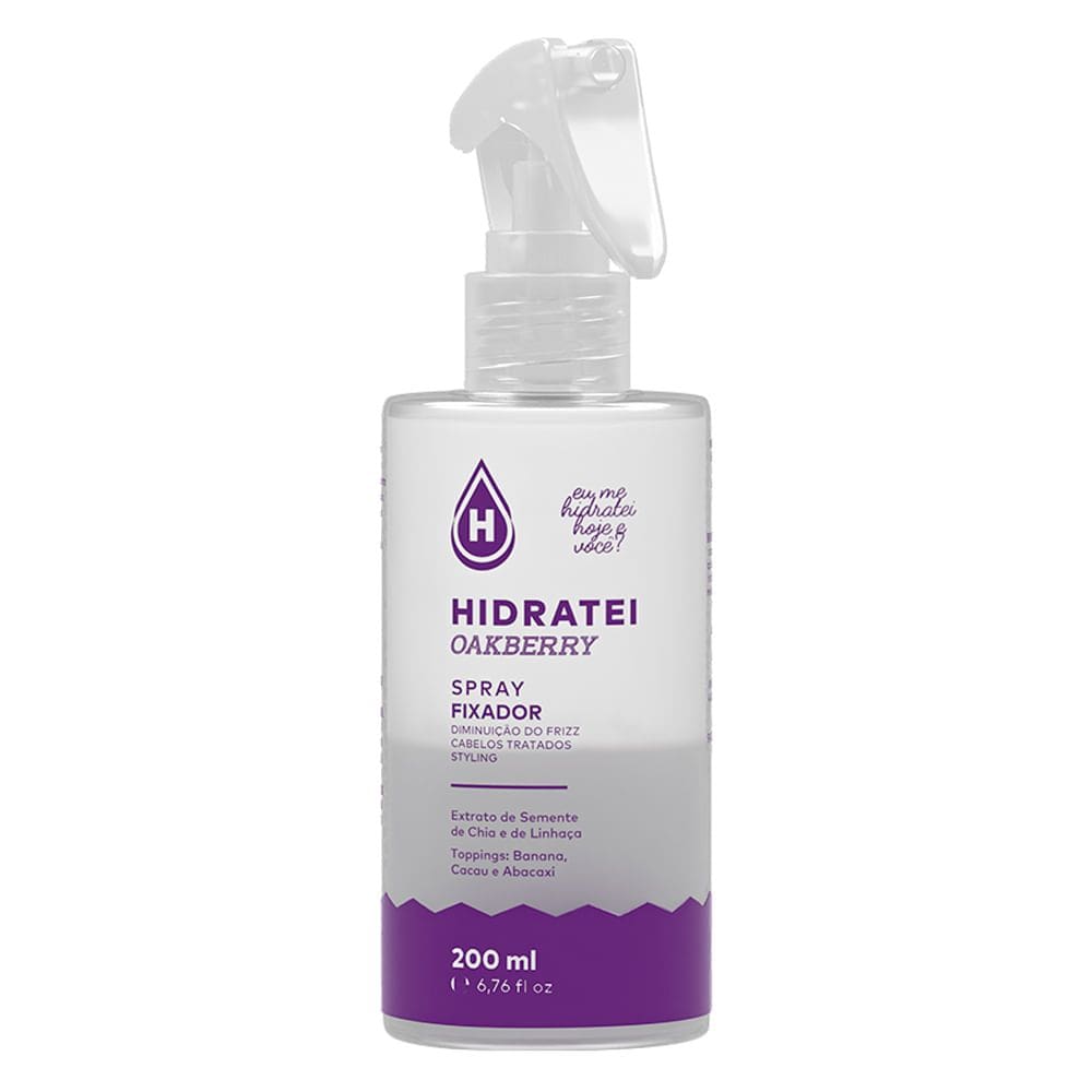 Spray Fixador Hidratei OAKBERRY 200ml
