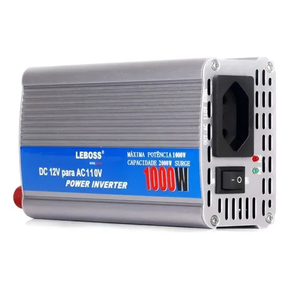 Conversor de voltagem de Alta Eficiência e Proteção contra curtos 12v para 110V 1000W