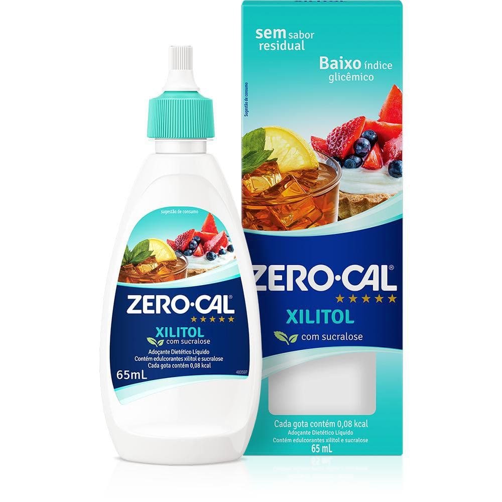 Adoçante Zero Cal Xilitol com Sucralose 65ml