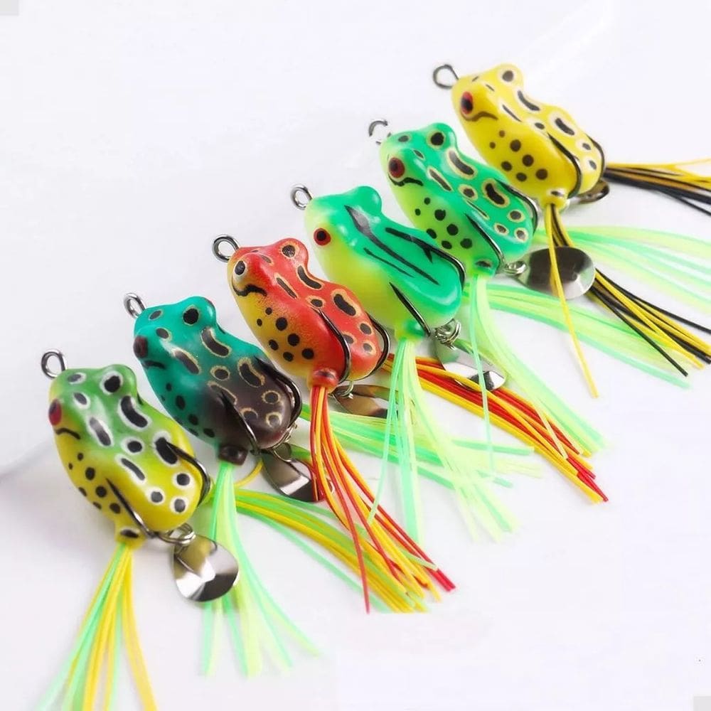 Isca Artificial Sapo Frog Soft 6cm 6 peças Lorben