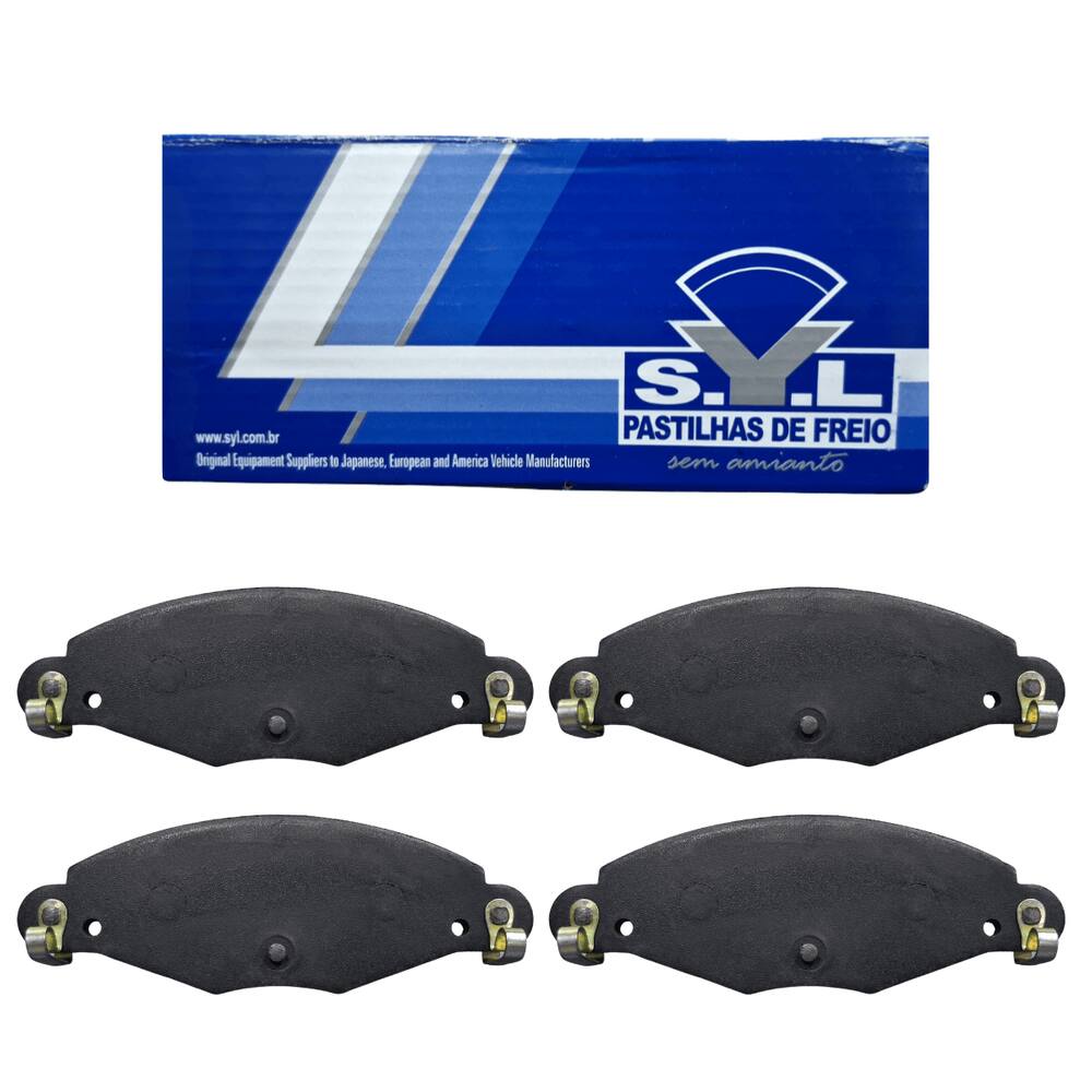 Jogo de Pastilhas de Freio Dianteira Syl1155 P/ Citroen C5 2.2/3.0 HDI/V6 Break 2001-2008