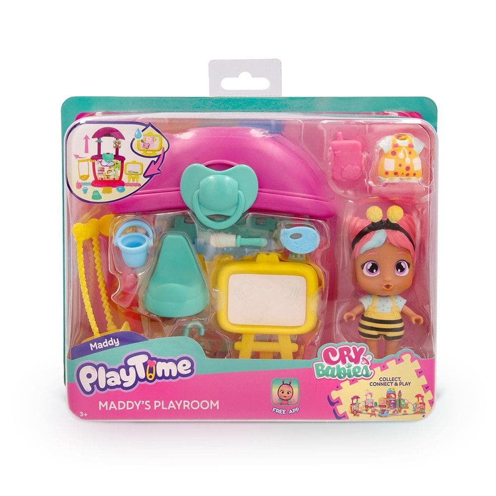 Boneca Cry Babies Playtime Brinquedoteca Da Maddy - BR2466