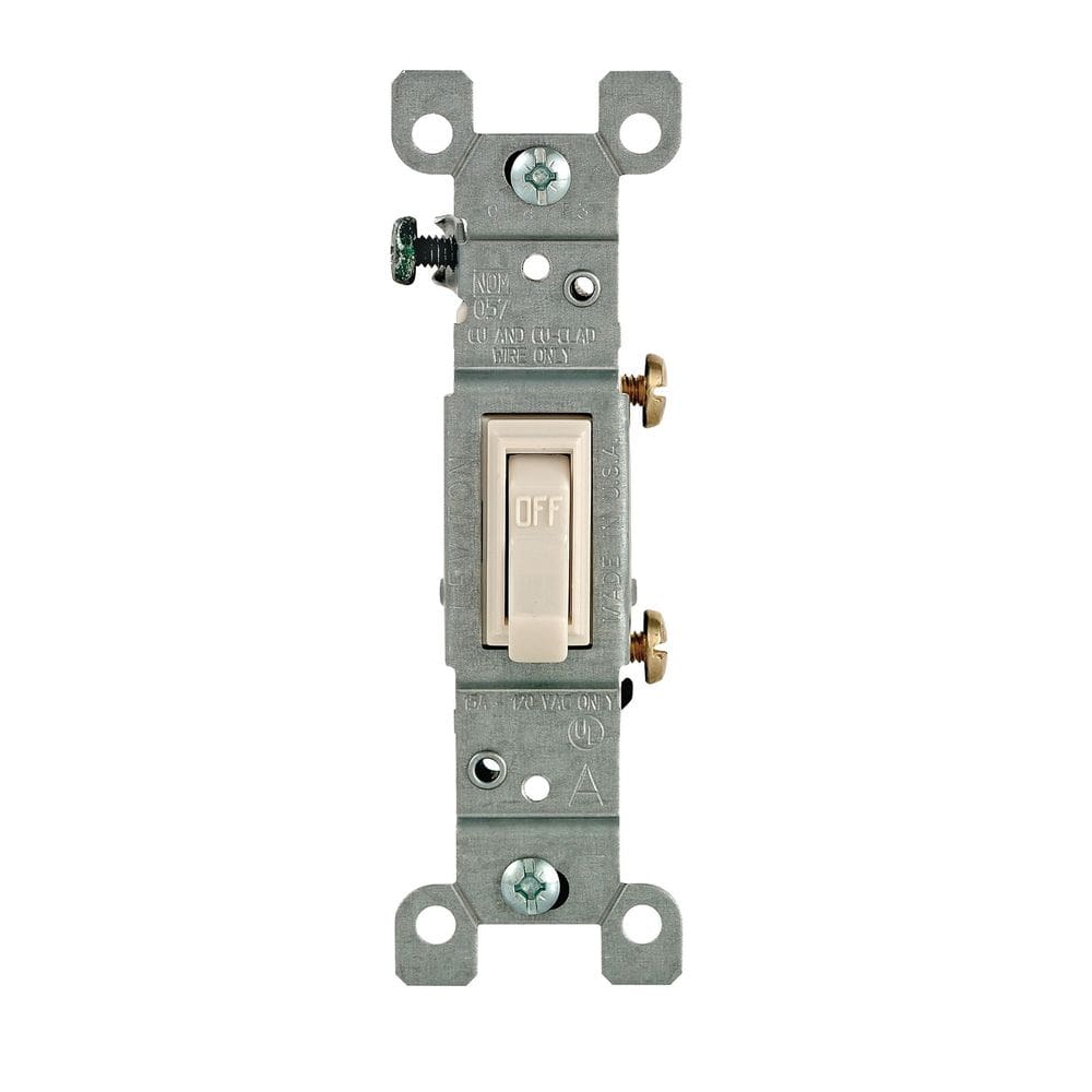 Interruptor seletor Leviton Framed Grounded 120V 15A 1P Ammond