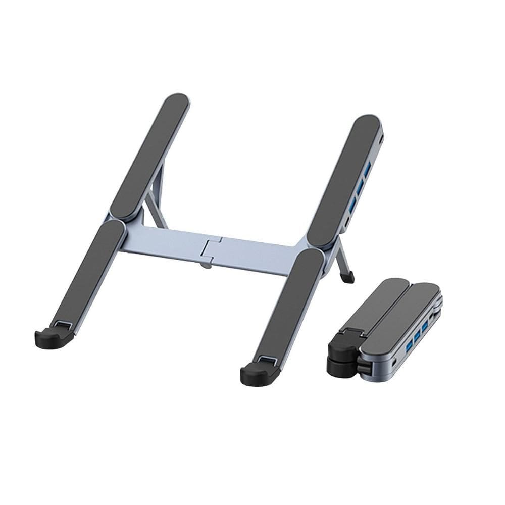 Suporte para Notebook com Adaptador USB-A e Tipo C  Gshield