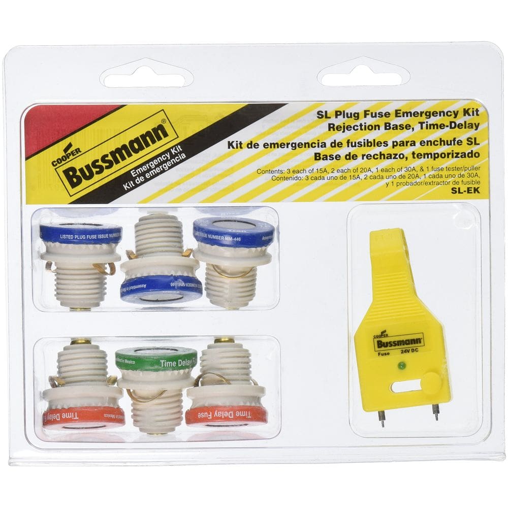 Fuse Bussmann SL-EK Sortment 15A 20A 30A com testador
