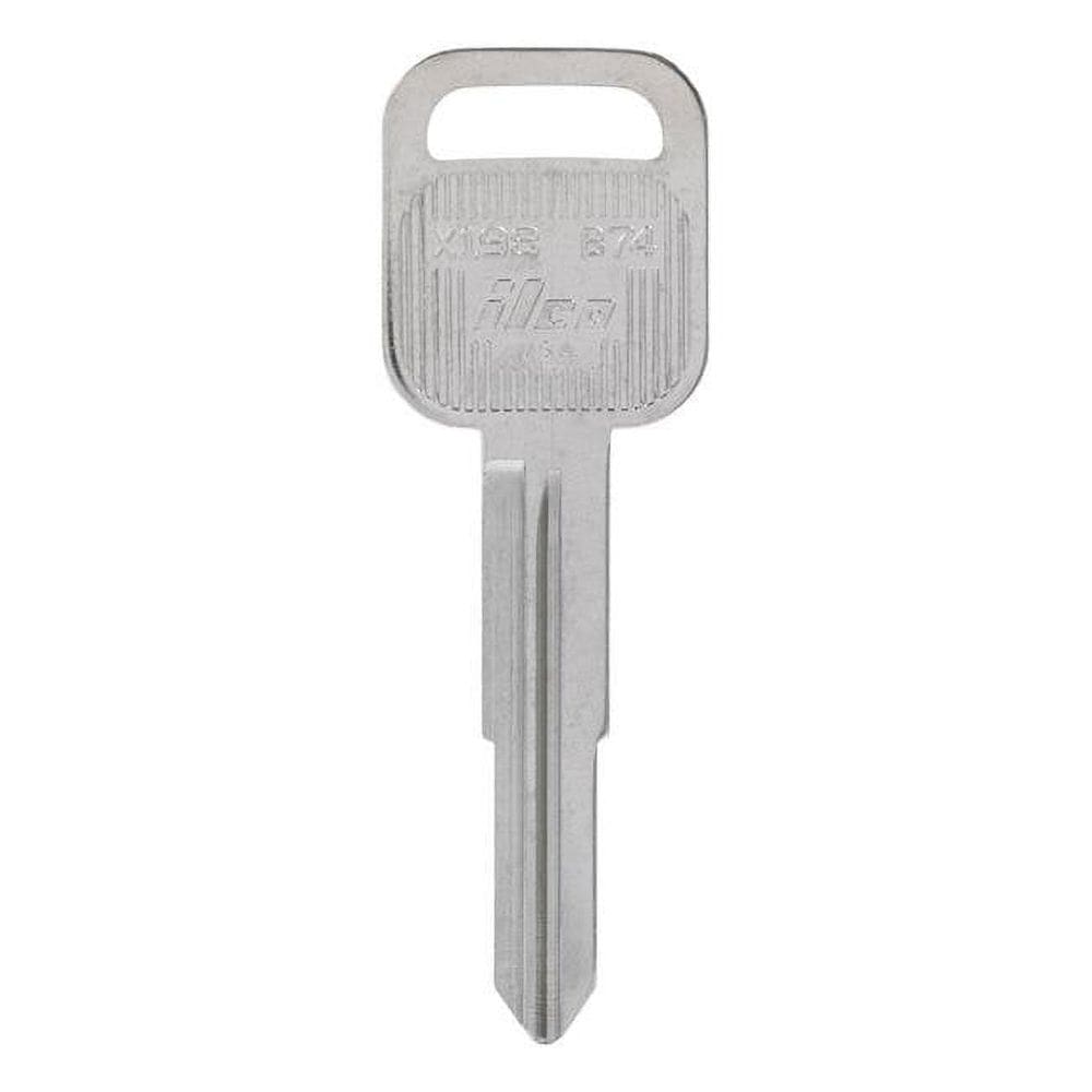 Chave automotiva Blank Hillman B74 de dupla face para Isuzu