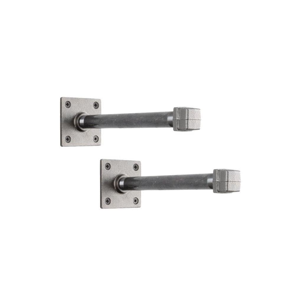 Suporte de prateleira STZ Tubo industrial de aço de 20 cm