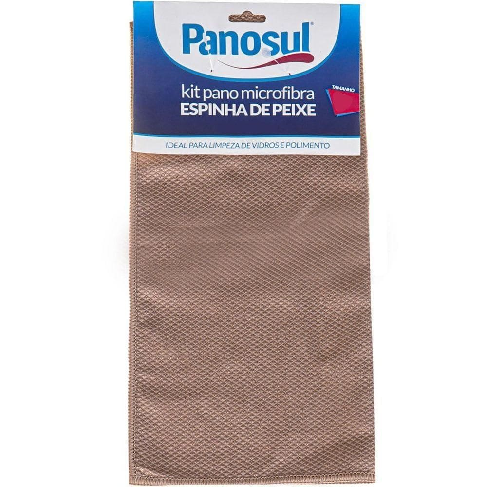 Kit 12 Pano 50x70 Espinha De Peixe Microfibra Super Absorção Panosul