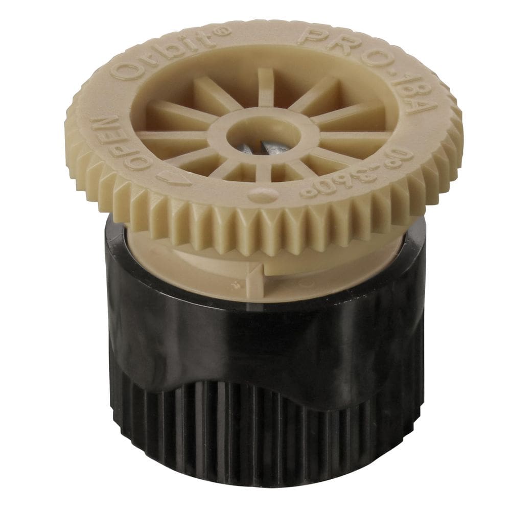 Bocal de aspersão de pulverização Orbit 53585 Padrão ajustável de 5,5 m