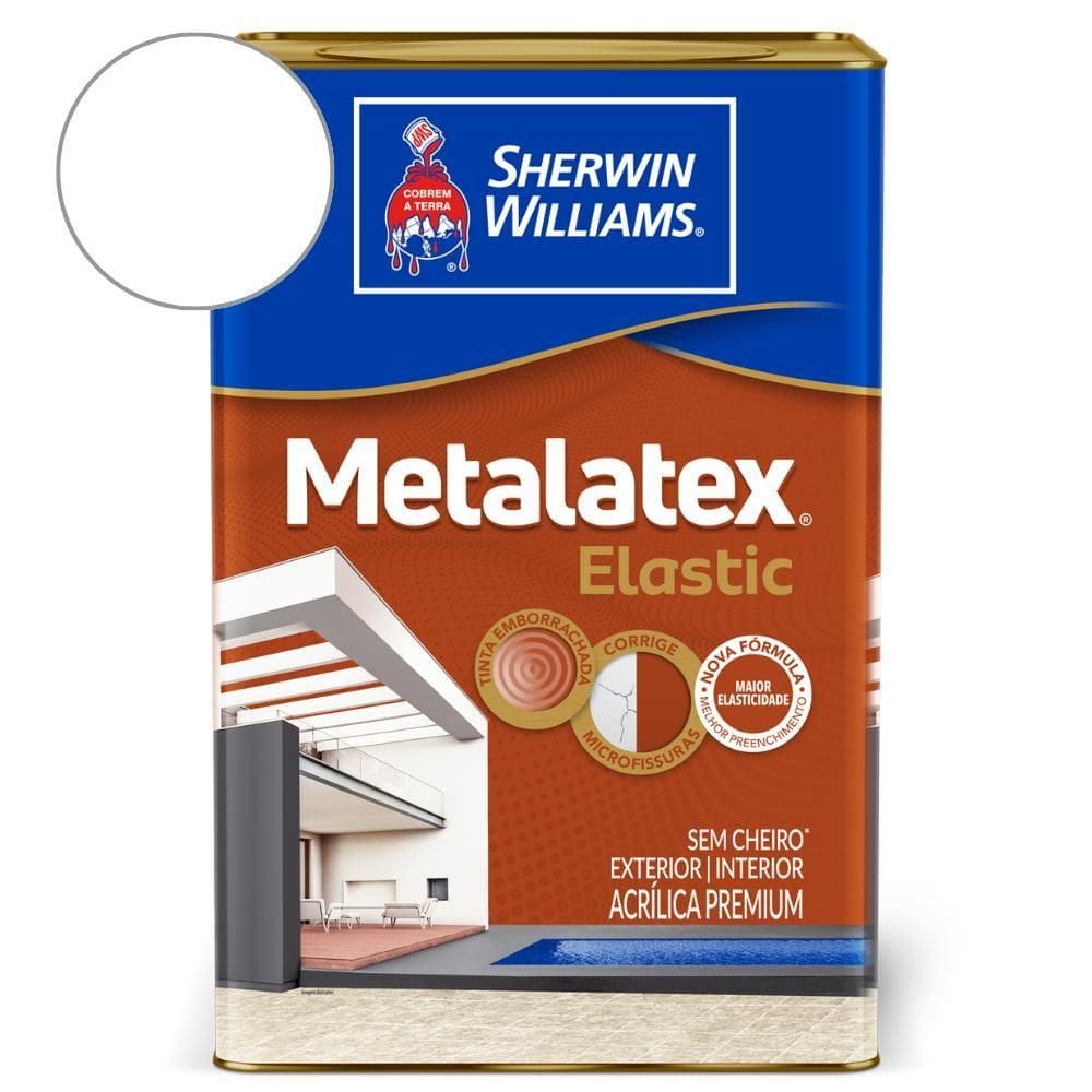 Tinta Metalatex Elastic Branco  Sherwin Williams 18L