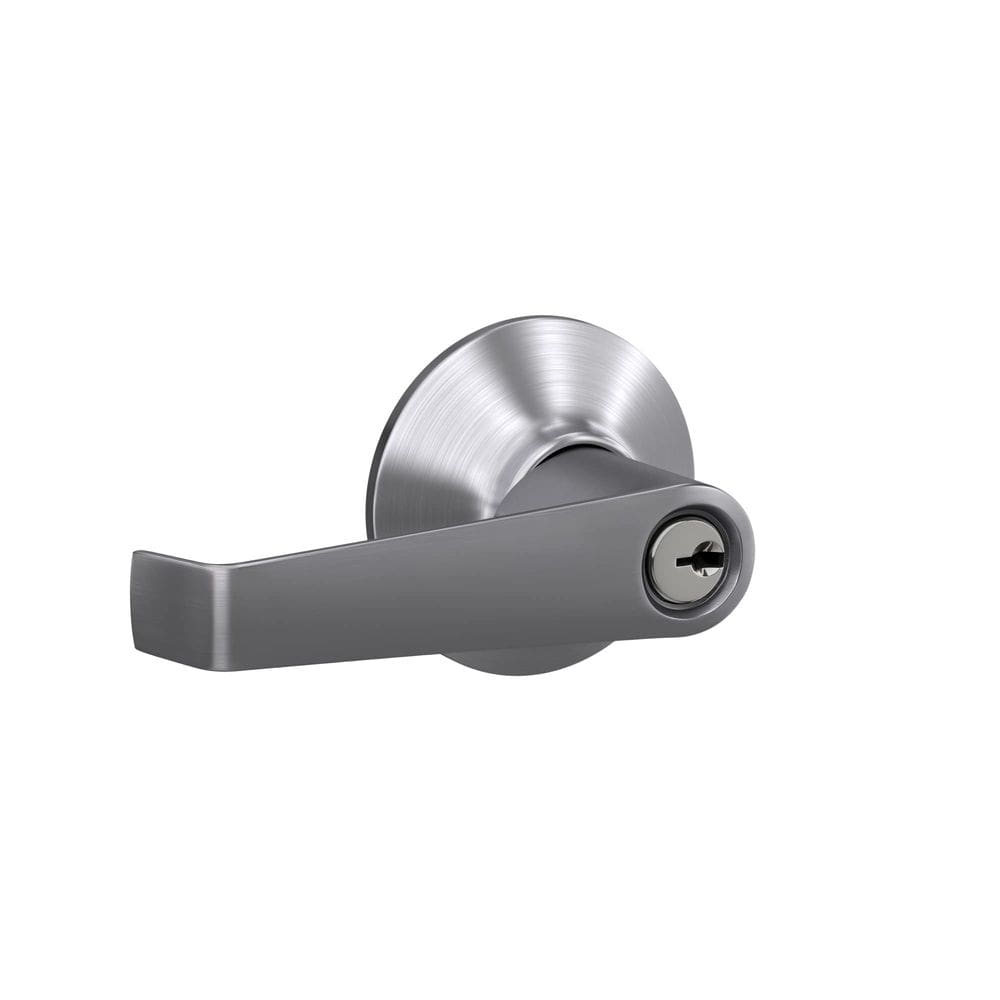 Fechadura de entrada com chave Tubular Schlage F51 CSV ELA 626 Satin Chrome