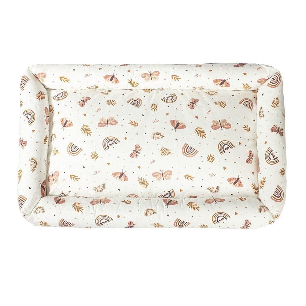 Ninho Para Carrinho E Mini Berço Percal 200 Fios 100% Algodão Hippie Chic