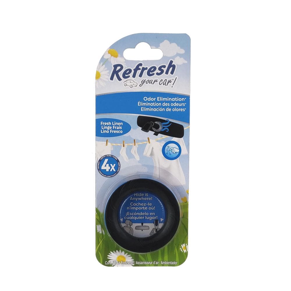 Anel eliminador de odores Refresh Your Car Fresh Linen, 1 pacote