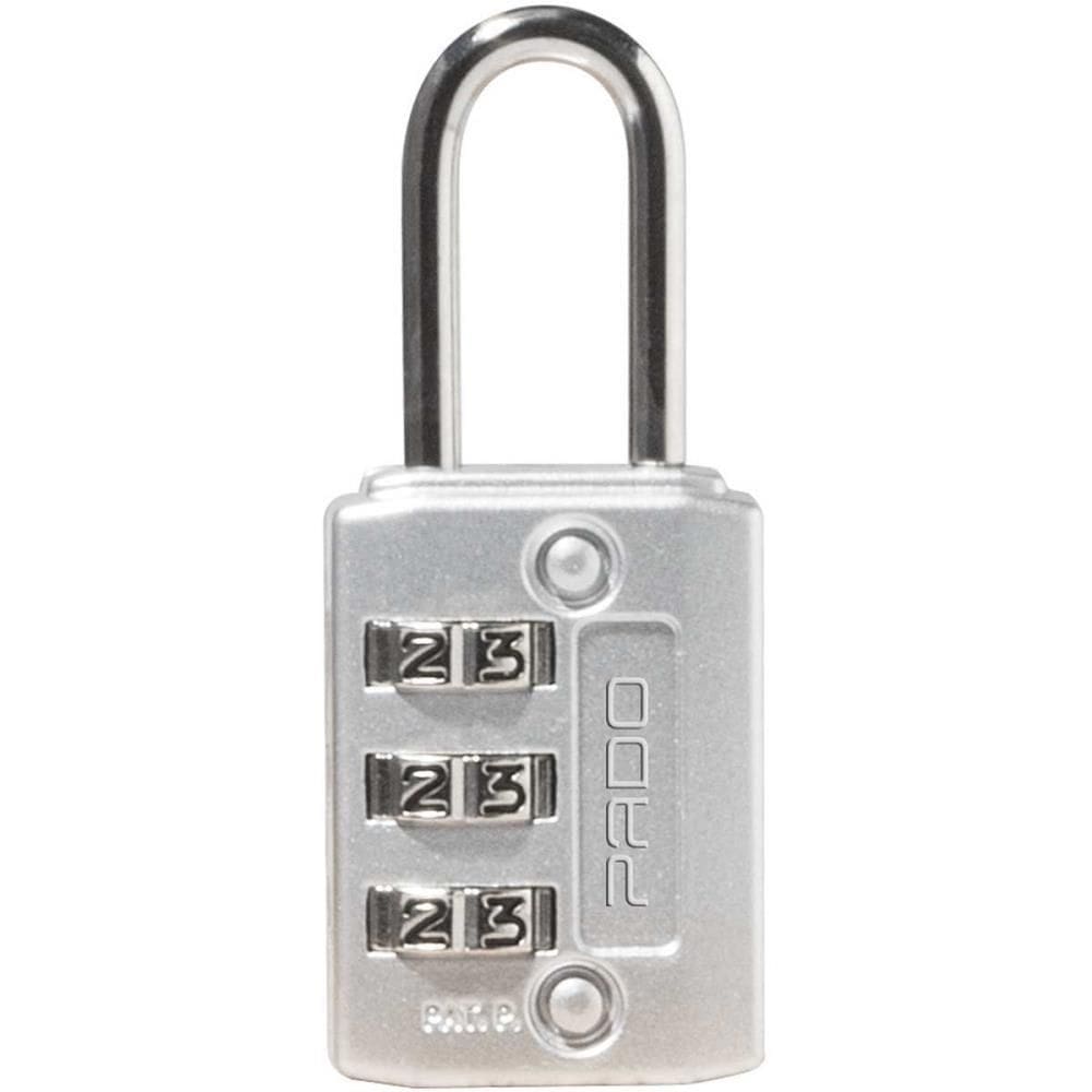 Cadeado Segredo Zamac Prata Sz 20 3 Segredos - Pado