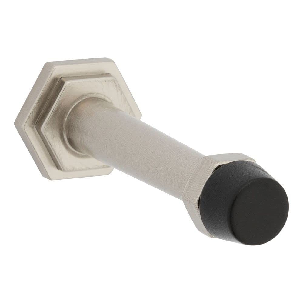 Batente de porta National Hardware N830-531 em níquel acetinado 7,5 cm