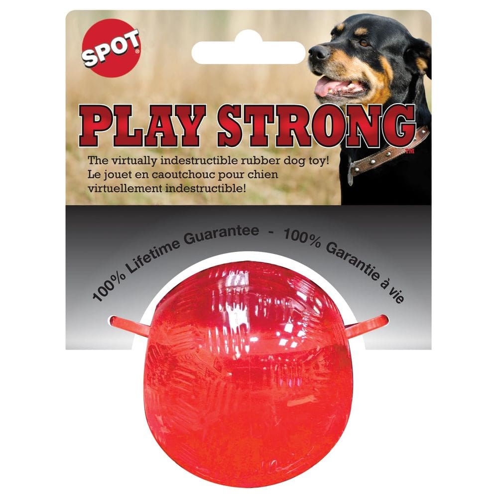 Brinquedo para animais de estimação SPOT Play Strong Ball Durable TPR 6,5 cm
