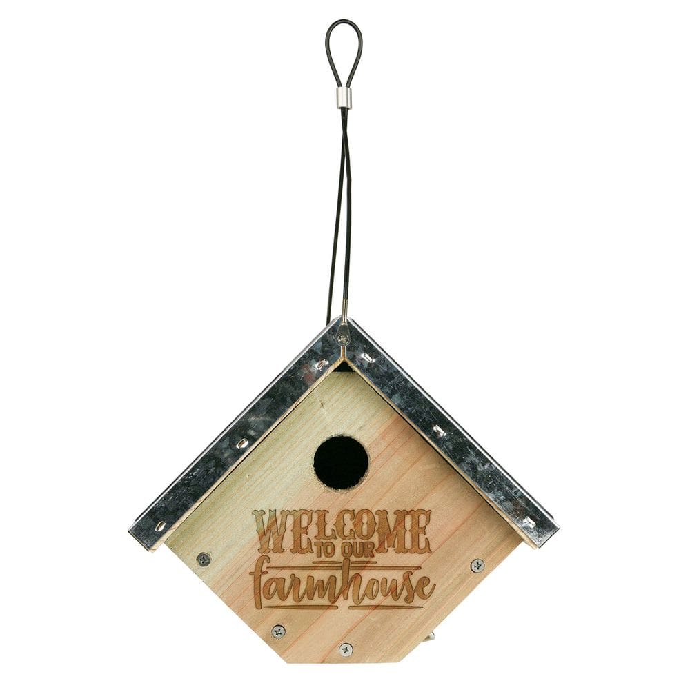 Abrigo de animais Wild Wings WWGH1 Weathered Cedar Wren House
