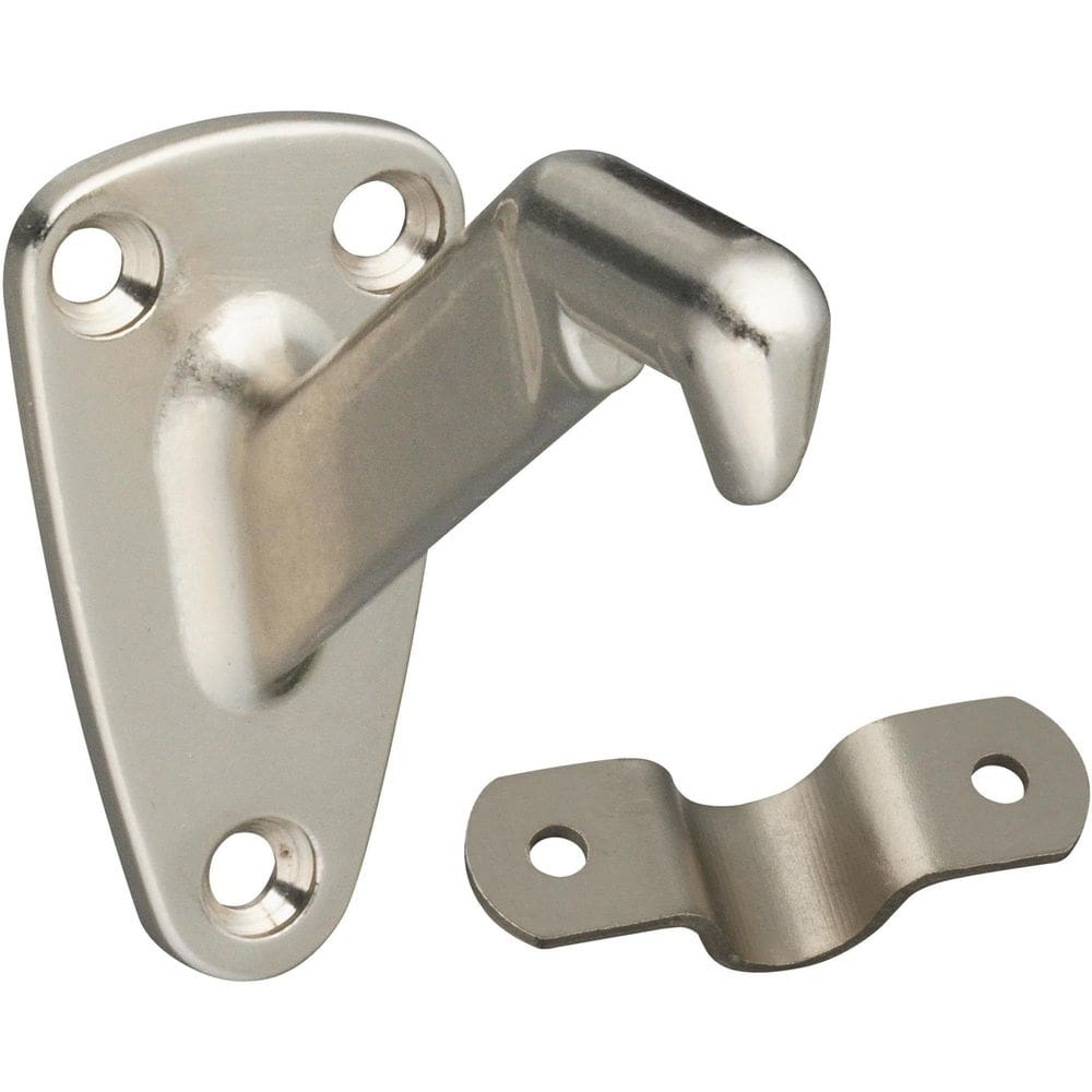 Suporte Handrail National Hardware HD em níquel acetinado
