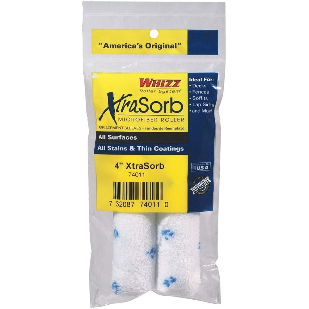 Tampa de rolo de pintura WORK TOOLS INTERNATIONAL 4” Xtra Sorb, pacote com 2