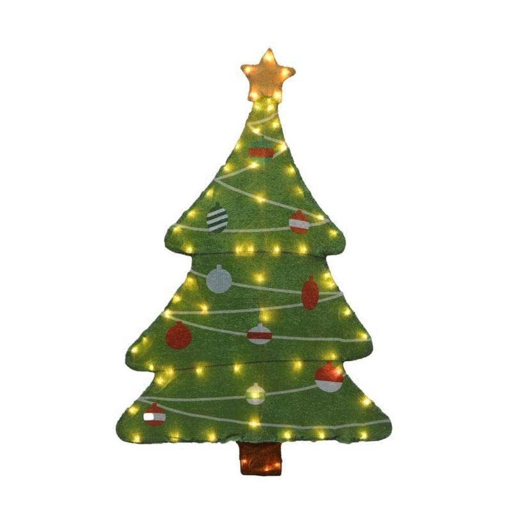 Luzes incandescentes de árvore Candy Cane Lane de 36 polegadas para decoração de quintal