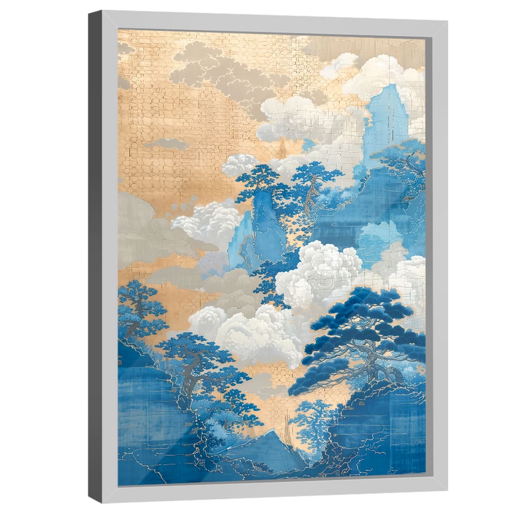 Quadro Decorativo Abstrato Ásia