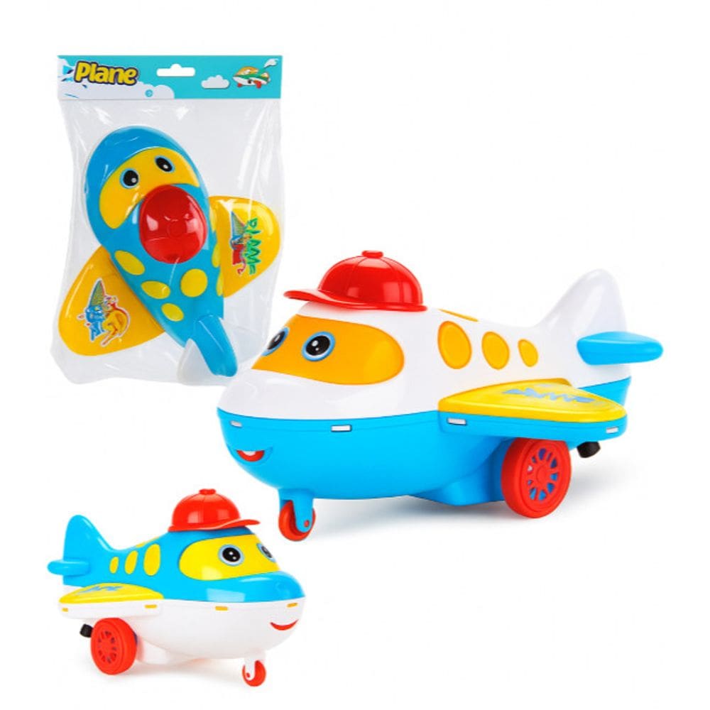 Aviãozinho Baby Brinquedo de Avião com Som a Corda Presente Infantil