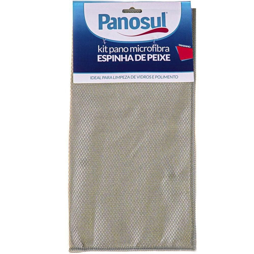 Kit 6 Pano 35x35cm Espinha De Peixe Microfibra Super Absorção Panosul