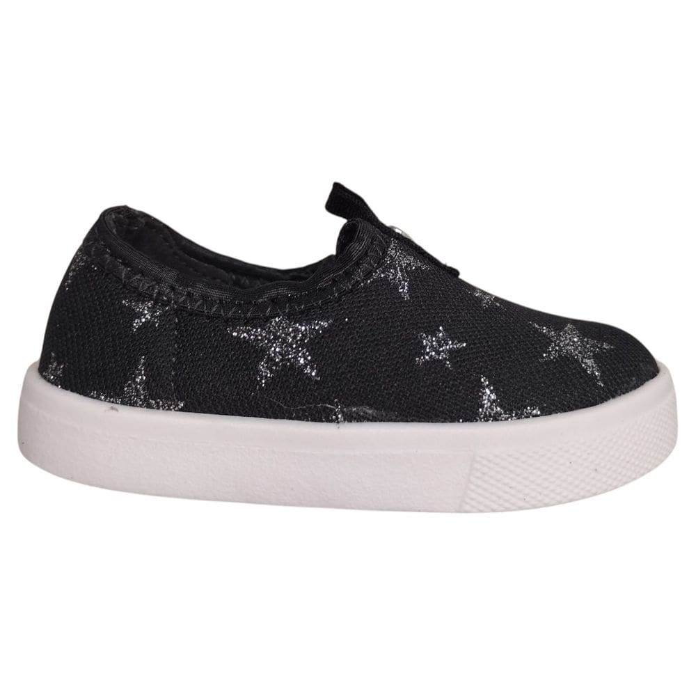 Tenis Infantil Menina Bebe Molekinha Estrela SlipOn 2118.590