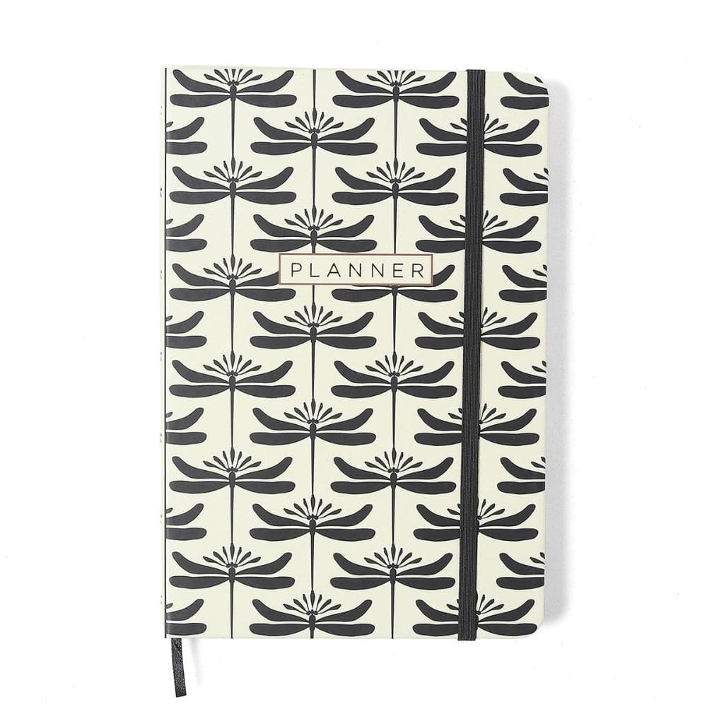 Planner caderneta 14x21 Libélulas Off White 2026 Cicero