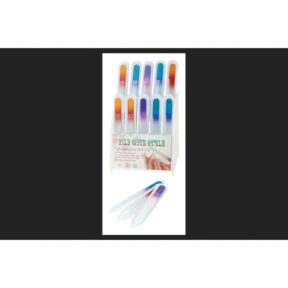 Pacote com 1 lixa de unhas Diamond Visions Glass