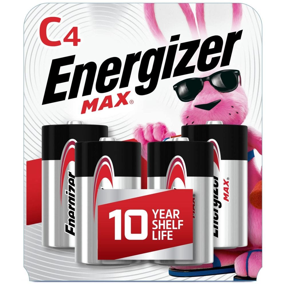 Bateria Energizer Max C Premium Alcaline, pacote com 4
