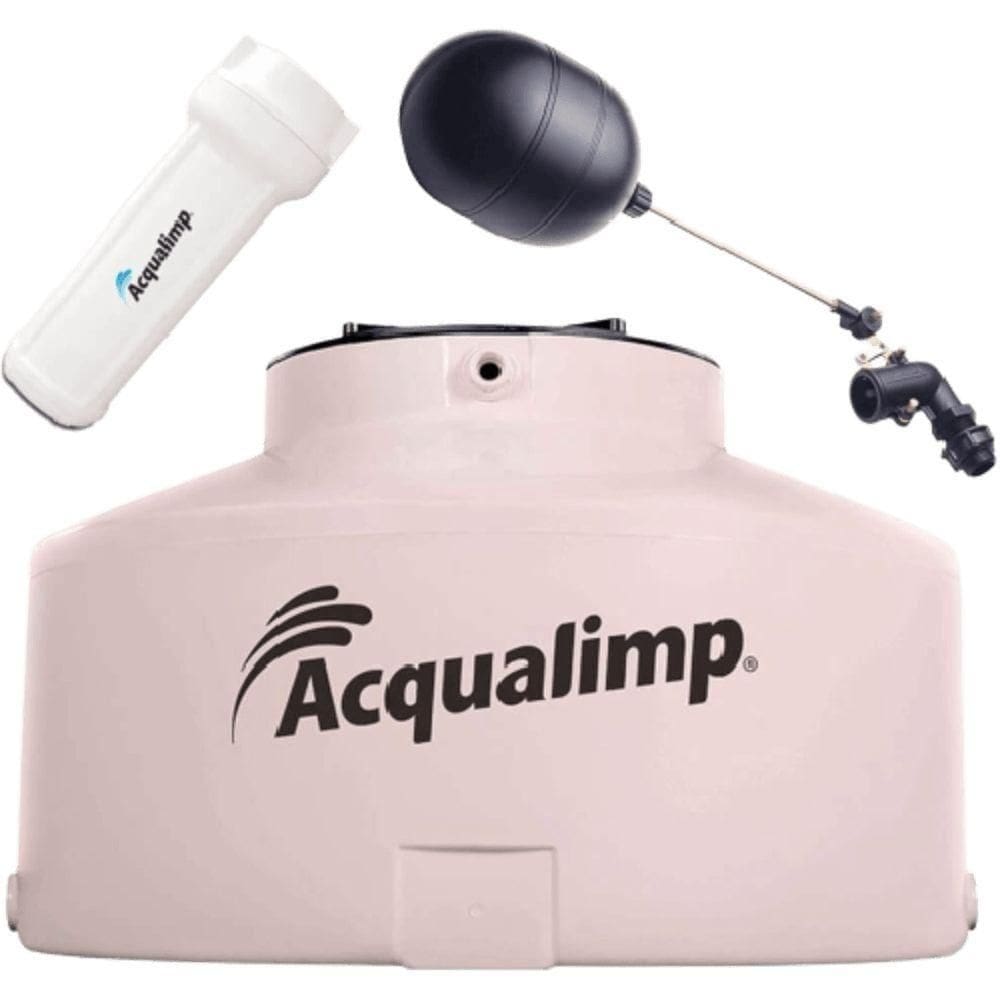 Caixa D`água Com Bóia E Filtro água Limpa 500 Litros - Acqualimp