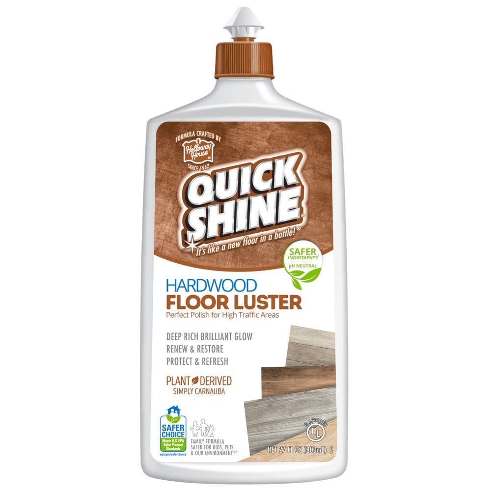 Piso de madeira Luster-Polish Quick Shine 800 ml com carnaúba
