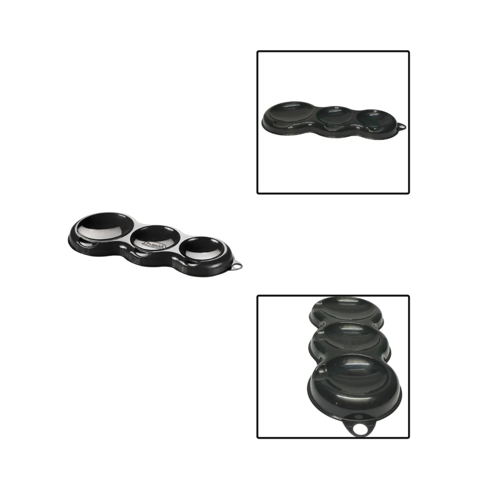 Descanso de Talheres Plastico Preto