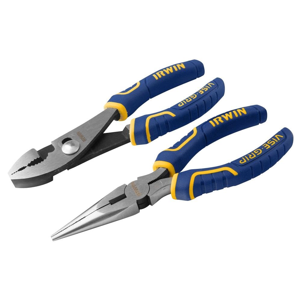 Conjunto de alicates IRWIN VISE-GRIP de 2 peças, azul, 15 cm