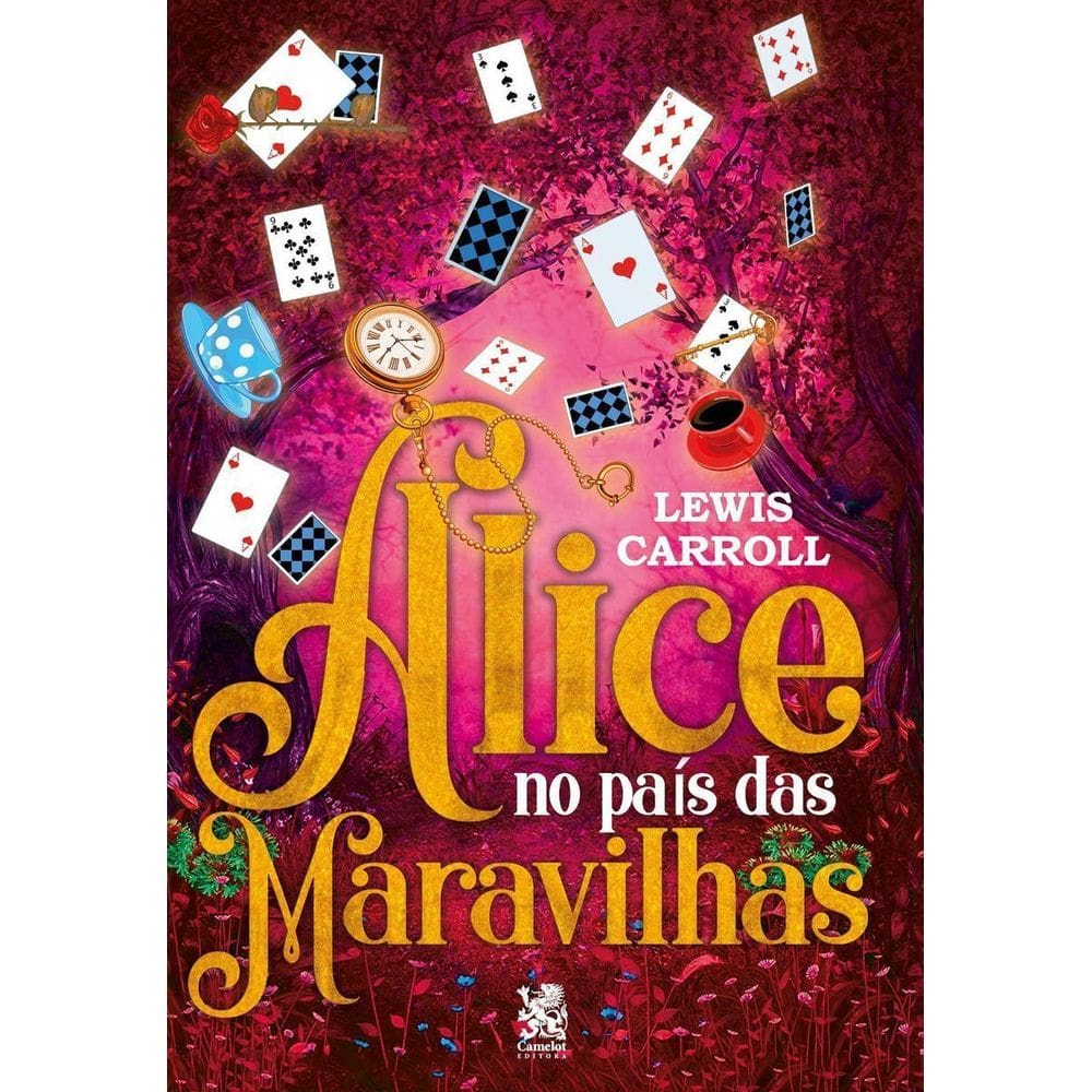 Alice No País Das Maravilhas - Lewis Carroll - Capa Especial + Marcador De Páginas